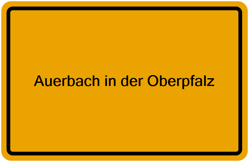 Handelsregisterauszug Auerbach in der Oberpfalz